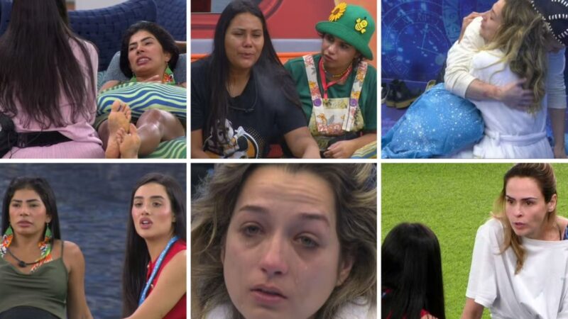 BBB 26: Madrugada tem brigas, choro e reviravoltas na casa