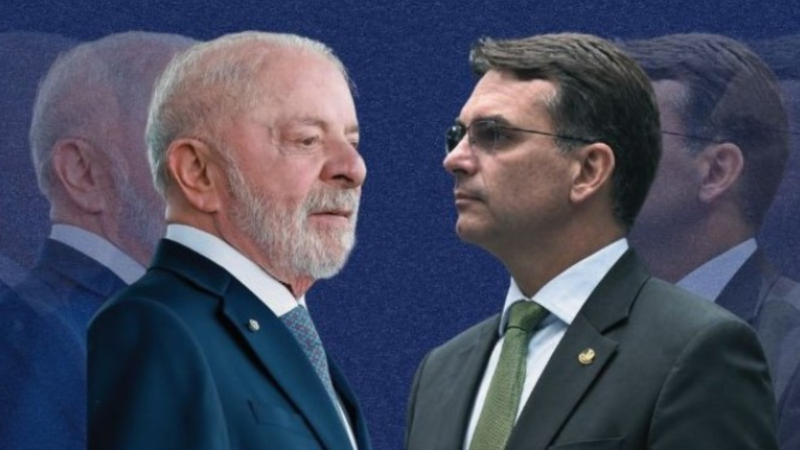 Pesquisas indicam empate técnico entre Lula e Flávio Bolsonaro no segundo turno